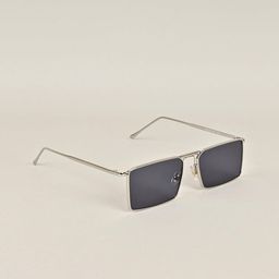 Fashion U Turn Unisex Square Sunglasses karanaujlasilverblk-picture-31