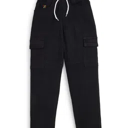 Knit N Knot Denim Woven Solid Jeans - Black-picture-26