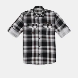 CAVIO Boys Comfort Tartan Checks Checked Casual Shirt-picture-30