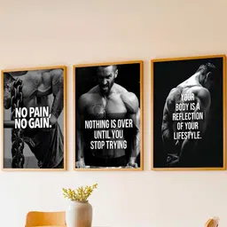Kotart Multicoloured Set of 3 Piece Motivational Wall Photographs-image-65