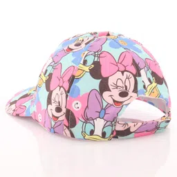 Babyhug Disney  Summer Cap With Minnie Mouse Print - Blue image 5