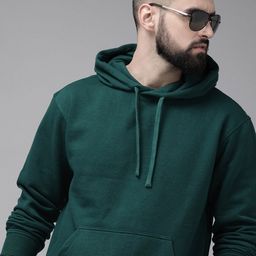 Roadster Men Solid Hooded Sweatshirt-picture-35