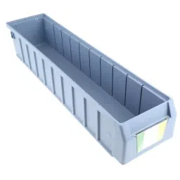 RS PRO PP Storage Bin, 500mm x 117mm, Blue Model No 7755299-picture-36