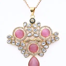 Opal Touch Brass Cubic Zirconia Jewellery set image 3