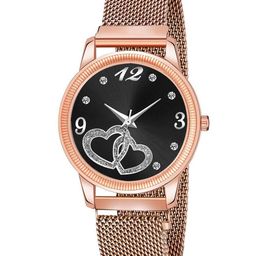 CSAMON Women Embellished Bracelet Style Straps Analogue Watch Csamon_25_Rose-picture-37