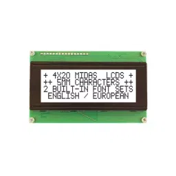 Midas Alphanumeric LCD Display 4 Rows by 20 Characters, MC42005A6WK-FPTLW-V2-picture-12