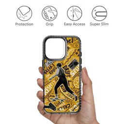 DailyObjects Typography Printed iPhone 16 Pro Back Case Mobile Accessories image 3