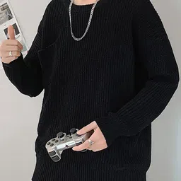 StyleCast x Revolte Men Round Neck Longline Pullover image 2