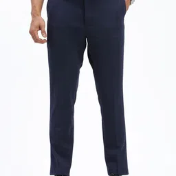 SHOWOFF Men Comfort Slim Fit Low-Rise Formal Trousers-picture-29