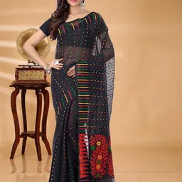 SRILOK Woven Design Zari Jamdani Saree-picture-13