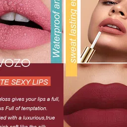 VOZO Set Of 4 Stay-All-Day Matte Liquid Lipsticks - 4 ml Each -101-103-105-204 image 3