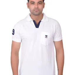 LA MILANO Men Polo Collar Pockets Slim Fit T-shirt image 1