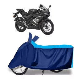 Auto Pearl Two Wheeler Cover for Yamaha YZF R15 BS6 - Cyan, Blue-picture-12