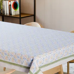 Eyaas Yellow Ethnic Motifs Cotton 6-Seater Table Cover-picture-37