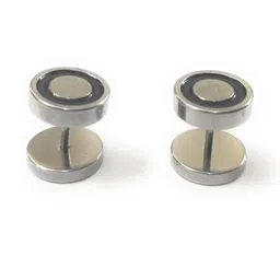 Vaiseema Women Metal Dumbell Shaped Earrings-picture-24