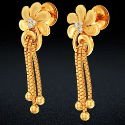 Joyalukkas Nova Women 22Kt Gold Drop Earring - 4.47 g-picture-16