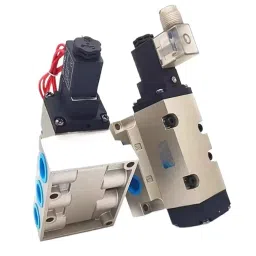 TECHNO Double Solenoid Valve 5/2 Way SMC Type 240 VAC 25.4 mm (1 inch) Size, FG2582-25L image 3