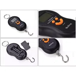 Weightrolux 45 Kg Black Digital Display Portable Hanging Weighing Scale A-04BLACK image 4