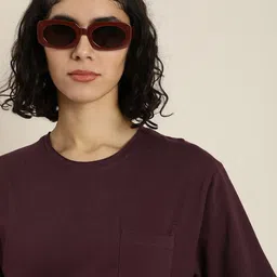 DILLINGER Oversized Drop-Shoulder Sleeves Longline Pure Cotton T-shirt-picture-13