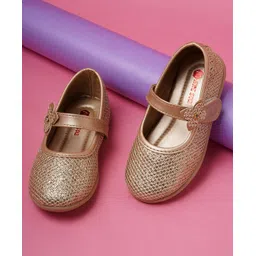 mine sole Minesole Shimmer Embellished Ballerinas - Gold-picture-18