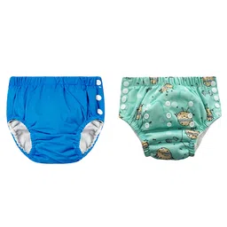 Chinmay Kids Reusable Swim Diaper Pants Pack of 2 Soft Adjustable and Leak-Proof Unisex Swimming Pool Wear for Infant Boys and Girls-image-13