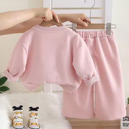 INCLUD Girls Round Neck Sweatshirt With Pants image 5