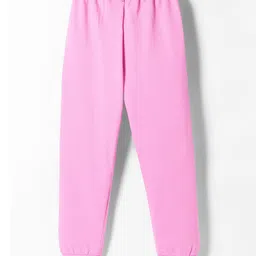 Tango Looper Knit Full Length LoungePants With Text Print - Pink image 2