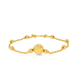 BHIMA 22K BIS Hallmark 916 PurityGolden Ball Bracelet-picture-17