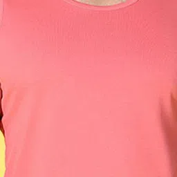 WOOSTRO Pack Of 2 Printed Combed Cotton Gym Vests -VWS26(PLAIN PEACH)(HARD PEACOCK) image 5