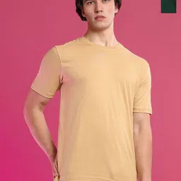 Moda Rapido Men Pack of 2 Solid Round Neck Cotton T-shirts image 1