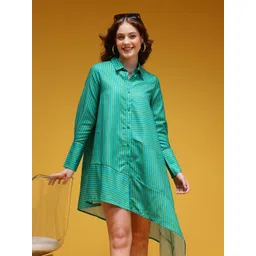 HERE&NOW Striped Shirt Dress-picture-39