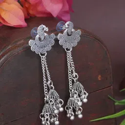 I Jewels Contemporary Jhumkas Earrings-picture-31