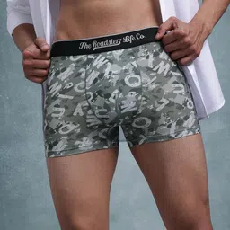 The Roadster Lifestyle Co Pack Of 3 Printed Breathable Trunks image 5