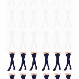 MUKHAKSH Blue Cotton Socks-picture-29
