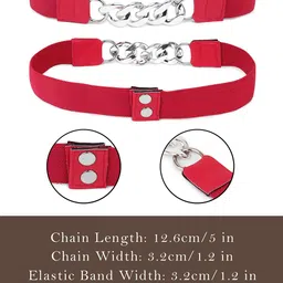 Provogue Waist Chain Saree Belt image 5