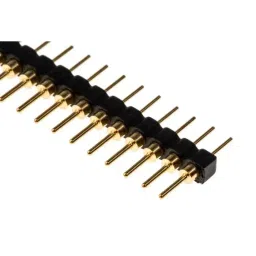 RS Pro Straight Through Hole Pin Header 20 Contact(s) 2.54 mm Pitch 1 Row(s) Unshrouded (Pack of 20) image 2