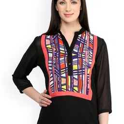 Pannkh Black Printed Top-picture-16