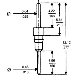 RS Pro Straight Through Hole Pin Header 20 Contact(s) 2.54 mm Pitch 1 Row(s) Unshrouded (Pack of 20) image 3