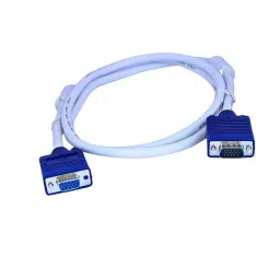 SETMI INDIA VGA Cable 15-Pin up to 1080p Resolution Male to Female 1.5 m, White & Blue-picture-34