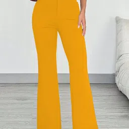KERI PERRY Women Relaxed Straight Leg High-Rise Trousers-picture-14