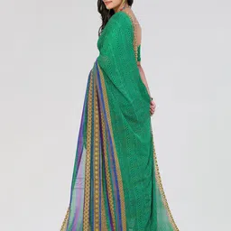Moda Rapido Poly Georgette Saree image 3