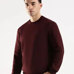 Calvin Klein Jeans HK Mainline Men Solid Regular Fit Cotton Sweatshirt image 4