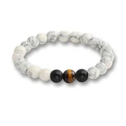 Divine souvenirs Unisex Artificial Beaded Elasticated Bracelet-picture-10
