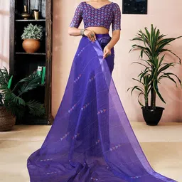 SANISA Pure Linen Handloom Saree image 4