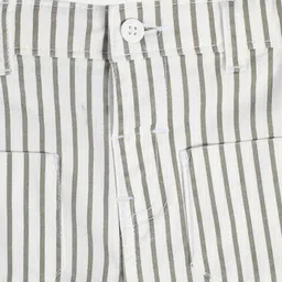 MINI KLUB Cotton Striped Pant - White image 4