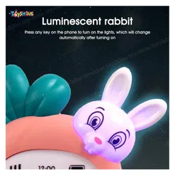 Toyshine Interactive Musical Baby Phone Toy for Kids 14 Buttons and Functions Musical Melodies Animal Sounds and Number Learning Pink image 4