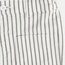 MINI KLUB Cotton Striped Pant - White image 5