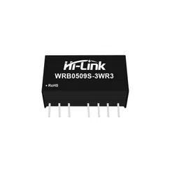 Hi-Link 5V to 9V 3W 333mA DC to DC Isolation Voltage 1500VDC Power Module Converter WRB0509S-3WR3 image 1