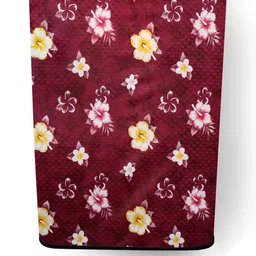 The Furnishing Tree Red Printed Washing Machine Cover image 5