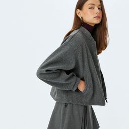 Koton Women Long Sleeves Mandarin Collar Sweatshirt-picture-28